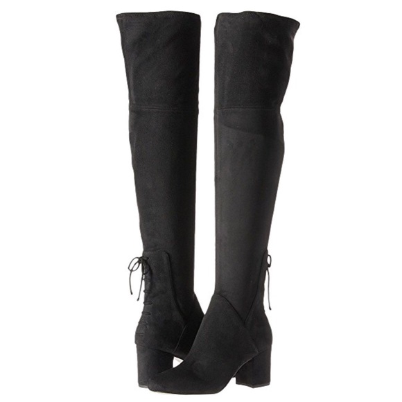 Aldo Shoes - BLACK THIGH HIGH BOOTS